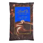 Lindt 58% Cocoa Dark Chocolate Piccoli Baking Chips 5.8 lb. - 4/Pieces