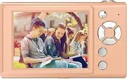H12 CCD Digital Camera 48 megapixels 2.8 inch IPS HD Screen 1080P 16x P and Video Games Multifunctional Support cardl Photography Orange
