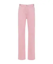 Trumpet leg denim pants 24,27,28,30 Pink