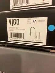 VIGO Edison Pull-Down Sprayer Kitchen Faucet w/ Soap Dispenser Stainless Steel