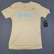 Nike Tee Dri-Fit Athletic Cut T-shirt Magic #15 Beige Size Small