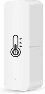 Tuya ZigBee Temperature Humidity Sensors Indoor Detector APP Real-time Monitoring Intelligent Linkage Compatible with Alexa Home Need to be Used with Gate-Way