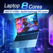 15.6 Inch Ultrabook Laptops AMD Ryzen R7 4700U R5 4500U Backlit Keyboard Gaming Notebook 36GB DDR4 2TB Fingerprint Unlock Win10