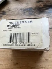 Mercruiser Anode Zinc Aluminum Free Shipping! 809666T