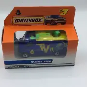 Matchbox Superfast #3 TV News Truck Blue MIB