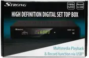 STRONG SRT-5432 HD Digital Set Top Box with Record Function&Playback via USB