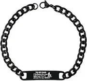 [YangQian] Father Dad Gifts from Daughter Son Dad Birthday Gifts for Father Bracelet Dad Keepsake Gifts for Daddy Dad Wedding Gifts Ideas