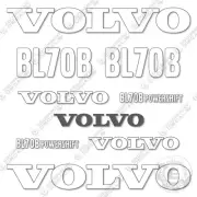 Fits Volvo BL70B Decal Kit Backhoe - 7 YEAR OUTDOOR 3M VINYL!