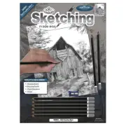 Royal Brush SKBN-1 Sketching Made Easy Kit 9"X12"-Old Country Barn (3Pk)