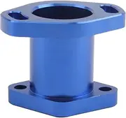 Aluminum Alloy Carb Motorcycle Carburetor Intake Adaptor Repair Interface Pipe FIT for Mikuni VM22 125 140 150 160cc Accessories Motorcycle Carburetor(Blue)
