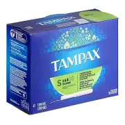 Tampon Tampax Super Absorbency Cardboard Applicator Individually Wrapped