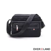 在飛比找momo購物網優惠-【OverLand】美式十字軍 - 美式潮酷格紋輕體側背包(