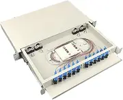 12/24/48core 1U 2U ODF Pull type optical fiber distribution frame Rack Mounted Indoor fibers Distribution Frame Patch Panel(24Cores)