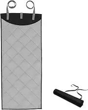 Ironing Mat Over, Door Vertical Steam Board Press Pad Heat Resistant, Effortless Installation, for Garment Steamer Accessories, Space-Saving Design, Material, 45.28x18.9 Inches