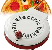 1000w Electric Pizza Oven Maker, 8-inch Countertop Pizza Maker Machine With Thermostat Control & 180° Opening, Nonstick Electric Frying Pan For Home Kitchen, Personal Pizzas, Pancakes, Crepes, Omelett