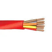 1000' 18/6 Unshielded FPLP Plenum Fire Alarm Cable Red PVC Jacket 300V