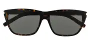 Saint Laurent SL 431 SLIM Sunglasses Men Havana Geometric 57mm New & Authentic
