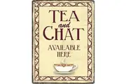 Grindstore A Friendly Cuppa Mini Tin Sign (Beige) (One Size)