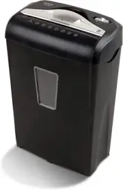 AU870MA High-Security 8-Sheet Micro-Cut Paper Credit Card Shredder Black