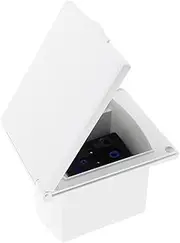 SWOOMEY Weatherproof Rv Power Inlet Box 16a Socket Outdoor Trailer Power Supply Generator Inlet Rv Accessory