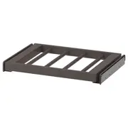 KOMPLEMENT pull-out trouser hanger, dark grey, 50x35 cm