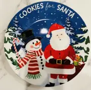 Cookies For SANTA PLATE 8 Inch Ceramic Royal Norfolk