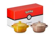 Le Creuset Pokemon Mini Cocotte (2 pieces) Pikachu/Eevee [Authorized Japanese
