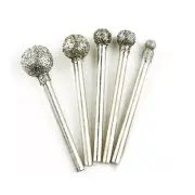 Kit Burr Drill Bit Drill Bits Set Tool 3mm Shank 45mm Diamond Drilling