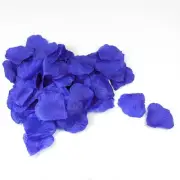 100 Pcs Wedding Bedroom Home Decor Emulational Fabric Rose Petals Dark Blue