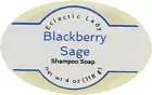 Blackberry Sage Shampoo Soap Bar By Eclectic Lady, 4 oz Bar