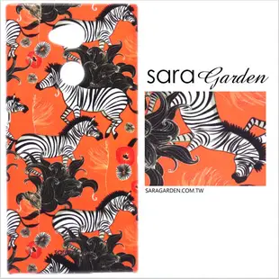 【Sara Garden】客製化 手機殼 蘋果 iphone5 iphone5s iphoneSE i5 i5s 保護殼 硬殼 手繪草原斑馬
