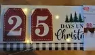 Merry Moments Hearth & Holly LED Holiday Christmas Countdown Sign Light Up
