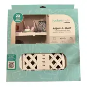Adjustable Expandable Locker Shelf Organizer by LockerMate