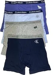 [Calvin Klein] Big Boys Cotton Boxer Briefs Gift Set 4 Pack