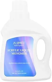 AIJIMEI Acrylic Monomer Acrylic Liquid Acrylic Liquid Monomer For Acrylic Powder Acrylic Nail Liquid Monomer For Acrylic Nails Acrylic For Nails Powders & Liquids Acrylic Nail Powder (34 FL.OZ/1L)