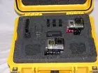 Yellow Pelican 1400 4 cam GoPro Hero 11 10 9 8 7 6 5 4 2 3+ 3 case nameplate