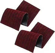 HOMSFOU 2pcs Non Slip Stair Treads Skid Carpet Mats for Wooden Steps Soundproof Stair Runners Versatile Protection for Home