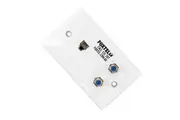 Dual F-Type + RJ12 Wall Plate for Antenna/Aerial + Phone Line suits Foxtel