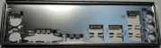 ASUS I/O IO SHIELD BLENDE BRACKET EX-A320M-GAMING