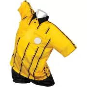 Kwik Goal Premier Referee Jersey XL Short Sleeve Yellow Soccer FAST SHIP! D71