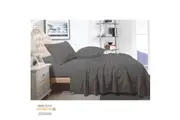 Ultra Soft Cashmere Touch Micro Flannelette Sheet Set Charcoal by Shangri La