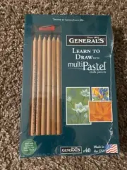 since 1889 general's learn to draw with multi pastel chalk pencil