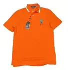 Polo Ralph Lauren Men’s Orange Polo Bear Classic Fit Short Sleeve Polo Shirt