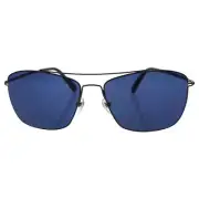 Mont Blanc MB594S 08V - Shiny Gumetal-Blue by Mont Blanc for Men - 59-15-145 ...
