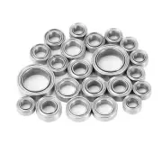 22Pcs Stainless Steel Bearings Replacement For 1/18 RC Crawler TRX4M TRX4M-03