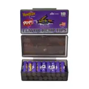 Honeypuff Grape Flavoured Hemp Filter Tips Smoking Herbs Tobacco - 18 Tips
