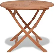 Folding Garden Table, Outdoor Camping Table Fold Up Trestle Table Portable Picnic Table Folding Garden Table 85x76 cm Solid Teak Wood