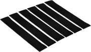 uxcell 1.1mm Thick Chair Bands for Classroom, 10 Pack Latex Flexible Stretchable Bouncy Fidget Foot Bands Strips for Chair Seats Desk, Black