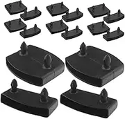 GAROZATION Single Bed Replacement Slats Plastic Slat End Caps Anti-Slip Design Bed Frame Holder for Furniture 10/Pack