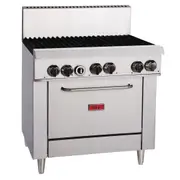 Thor 6 Burner Natural Gas Oven Range TR-6F - Oven Ranges (GH101-N) - GH101-N